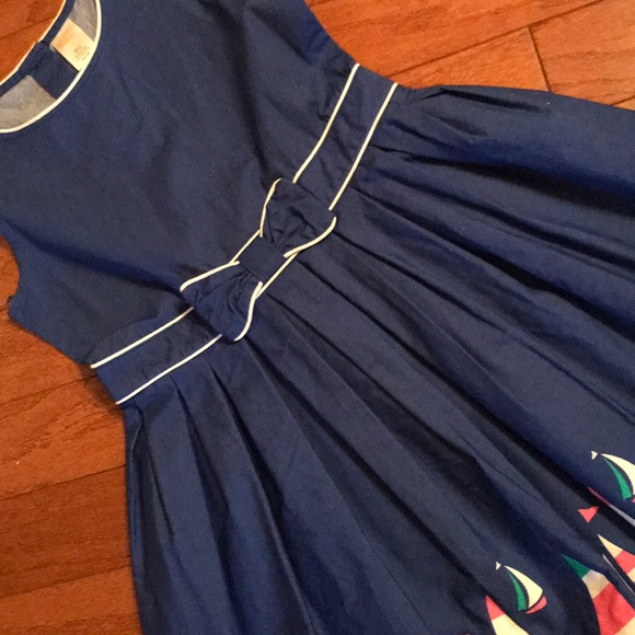 Sold!EUC Gymboree sailboat dress size 10 blue white ❤️ - Picture 4 of 4